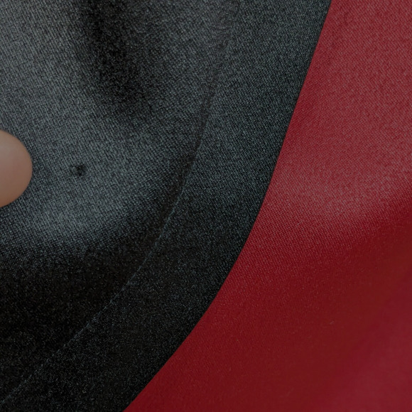 Vintage Prom Dress Maxi Gown S Red Black Corset Goth 90 Y2K Strapless Vamp Glam - Picture 11 of 13